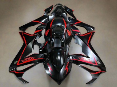 Carena Moto Honda CBR650R 2021-2023 - Nero Lucido Rosso Banda Fabbrica