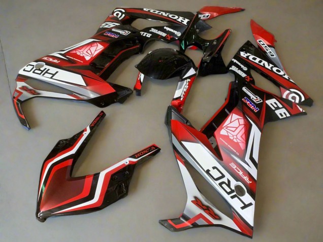 Carena Moto Honda CBR650R 2021-2023 - Bianco Rosso Nero Lucido HRC