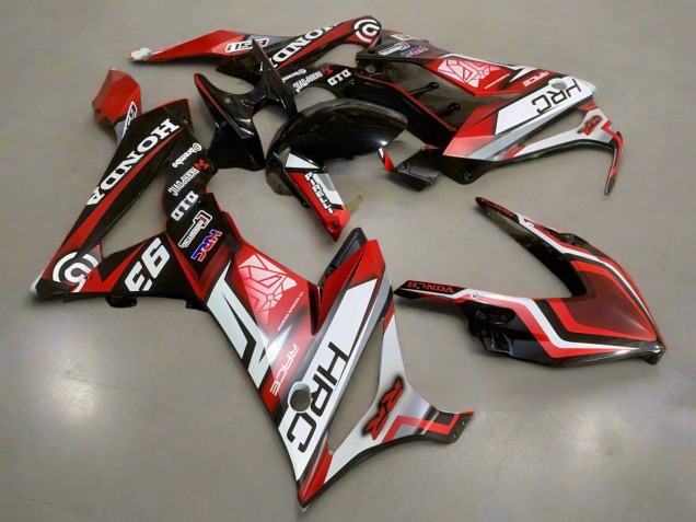 Carena Moto Honda CBR650R 2021-2023 - Bianco Rosso Nero Lucido HRC