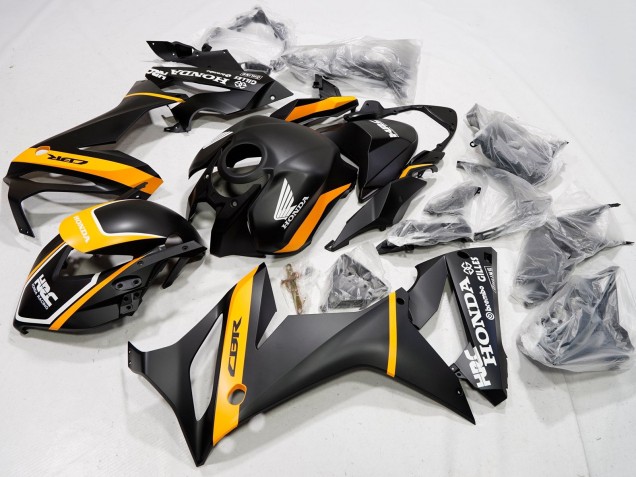 Carena Moto Honda CBR650R 2021-2023 - Nero Opaco Giallo HRC