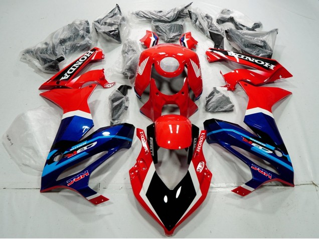 Carena Moto Honda CBR650R 2021-2023 - Rosso Blu HRC