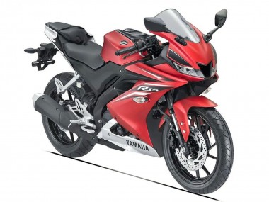 Carena Moto Yamaha YZF R15 2018-2024 - Rosso Opaco Nero Fabbrica
