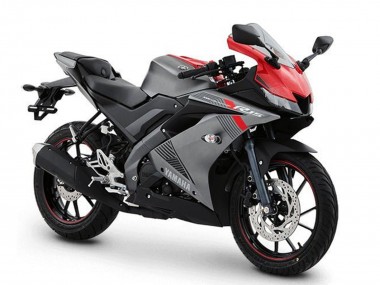 Carena Moto Yamaha YZF R15 2018-2024 - Grigio Opaco Rosso Fabbrica