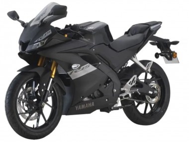 Carena Moto Yamaha YZF R15 2018-2024 - Nero Opaco Argento Fabbrica
