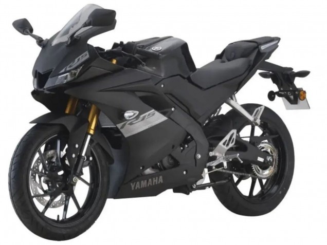 Carena Moto Yamaha YZF R15 2018-2024 - Nero Opaco Argento
