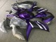 Carena Moto Yamaha YZF R3/R25 2015-2018 - Bianco Viola Nero Opaco