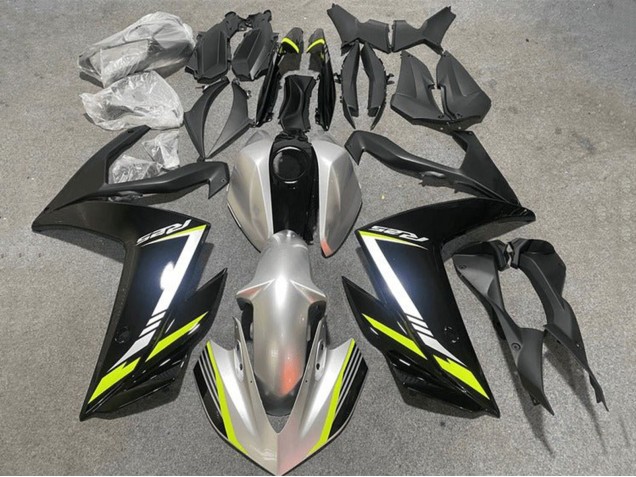 Carena Moto Yamaha YZF R3/R25 2015-2018 - Argento Giallo Nero