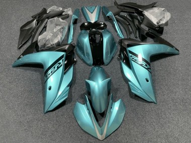 Carena Moto Yamaha YZF R3/R25 2015-2018 - Azzurro Chiaro Nero Fabbrica