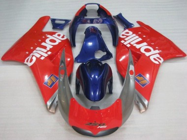 Carena Moto Aprilia RS250 1995-1997 - Rosso Argento Blu Bianco Fabbrica