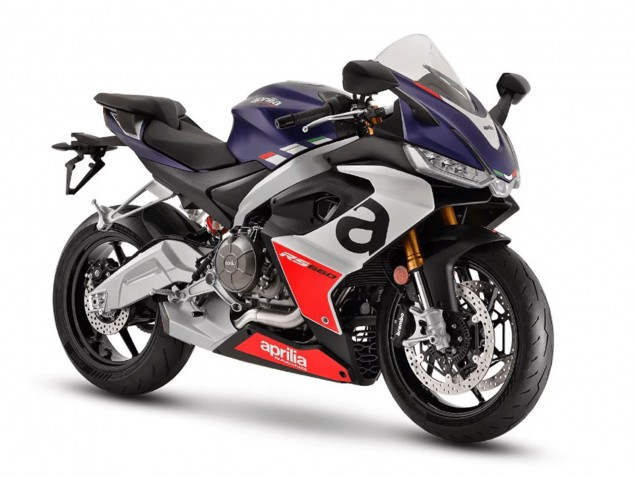 Carena Moto Aprilia RS660 2020-2024 - Blu Opaco Bianco Rosso