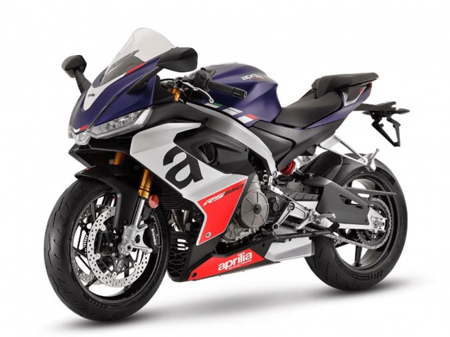 Carena Moto Aprilia RS660 2020-2024 - Blu Opaco Bianco Rosso