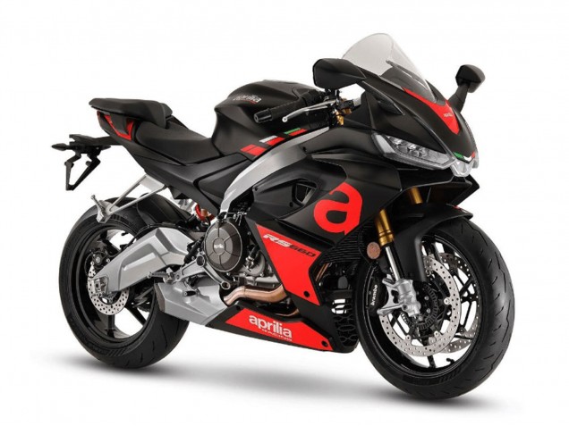 Carena Moto Aprilia RS660 2020-2024 - Nero Opaco Rosso
