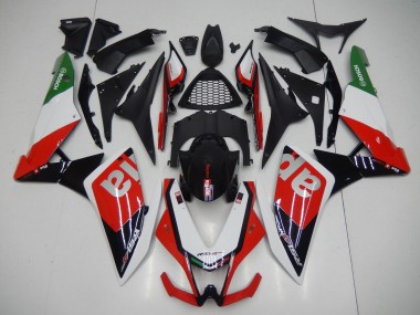 Carena Moto Aprilia RSV4 1000 2009-2015 - Rosso Bianco Nero Verde Grigio Fabbrica