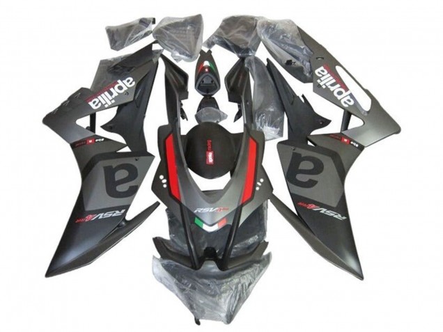 Carena Moto Aprilia RSV4 1000 2009-2015 - Nero Opaco Grigio Rosso