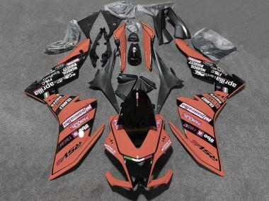 Carena Moto Aprilia RSV4 1000 2009-2015 - Arancia Nero Fabbrica