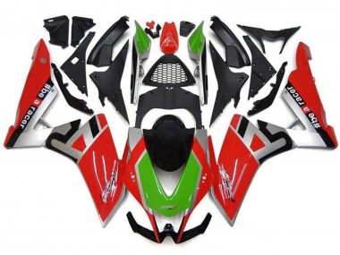 Carena Moto Aprilia RSV4 1000 2009-2015 - Rosso Argento Verde Nero Fabbrica