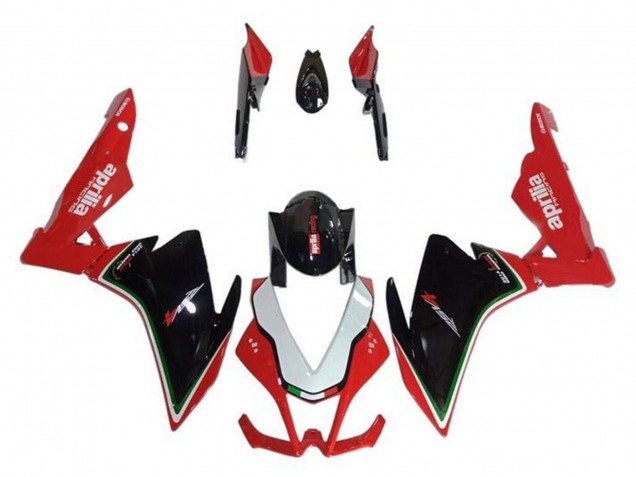 Carena Moto Aprilia RSV4 1000 2009-2015 - Rosso Nero Bianco Verde