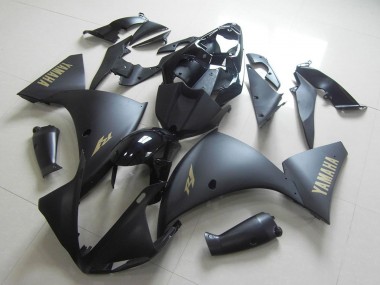 Carena Moto Yamaha YZF R1 2009-2011 - Nero Lucido Nero Opaco Oro Decals Fabbrica