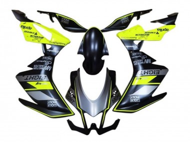 Carena Moto Aprilia RSV4 1000 2016-2020 - Nero Opaco Grigio Giallo Fabbrica