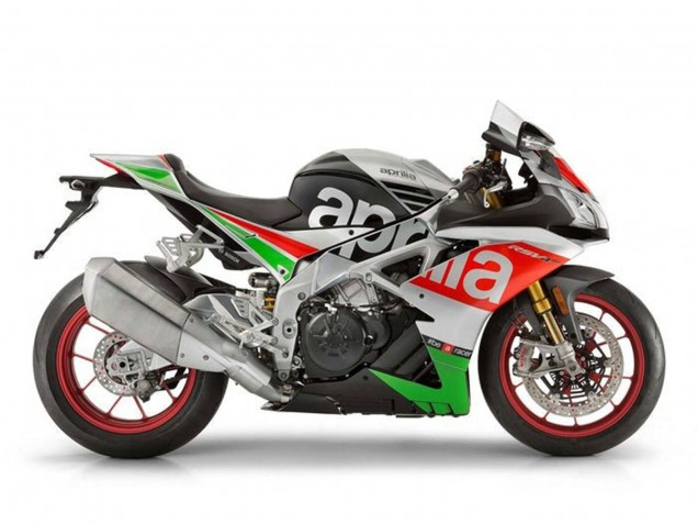 Kit Carena Moto ABS Aprilia RSV4 1000 2016-2020 - Argento Rosso Nero Verde