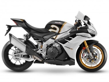 Carena Moto Aprilia RSV4 1100 2021-2024 - Bianco Opaco Nero Oro Fabbrica
