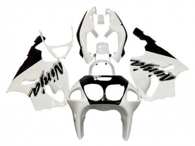 Carena Moto Kawasaki ZX7R 1996-2003 - Bianco Nero Fabbrica