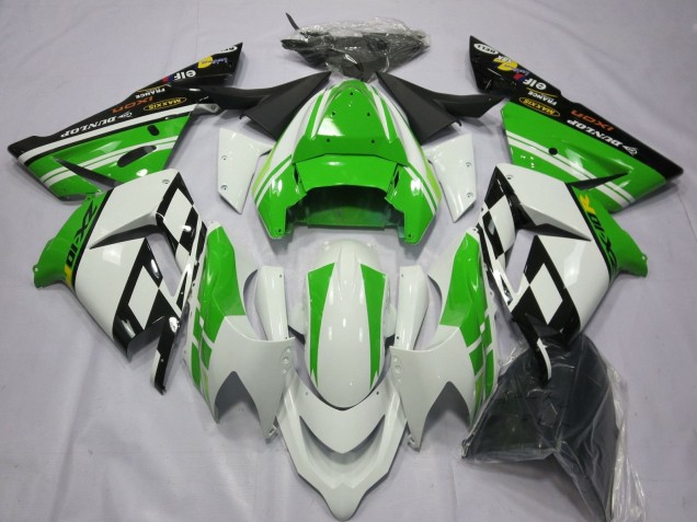 Carena Moto Kawasaki ZX10R 2004-2005 - Bianco Verde