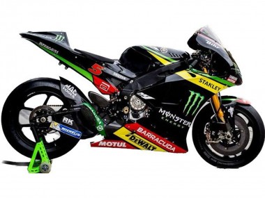 Carena Moto Kawasaki ZX10R 2006-2007 - Nero Lucido Giallo Verde Rosso Motul Mostro Energy Barracuda DeWalt Fabbrica