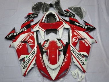 Carena Moto Kawasaki ZX10R 2006-2007 - Bianco Rosso Nero Amauda 883 Heidron Fabbrica