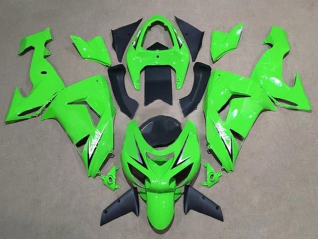 Carena Moto Kawasaki ZX10R 2006-2007 - Verde Bianco Nero