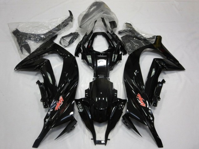Carena Moto Kawasaki ZX10R 2011-2015 - Nero Lucido Rosso
