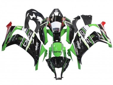 Carena Moto Kawasaki ZX10R 2011-2015 - Verde Nero Bianco Rosso Banda Mostro Fabbrica