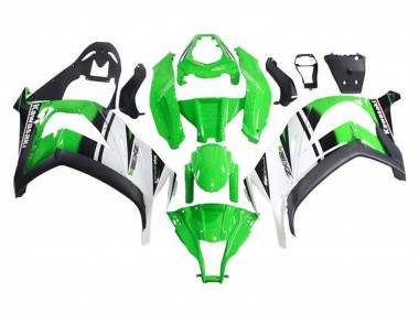 Carena Moto Kawasaki ZX10R 2011-2015 - Verde Bianco Nero Banda Fabbrica