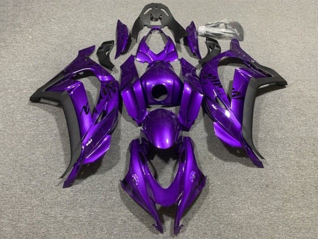 Carena Moto Kawasaki ZX10R 2011-2015 - Viola Nero Opaco