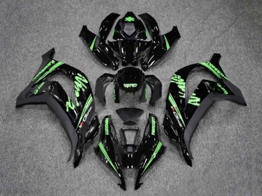 Carena Moto Kawasaki ZX10R 2016-2020 - Nero Lucido Verde Fabbrica