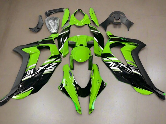 Carena Moto Kawasaki ZX10R 2016-2020 - Verde Nero Lucido