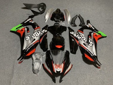 Carena Moto Kawasaki ZX10R 2016-2020 - Nero Lucido Rosso Argento Verde Fabbrica