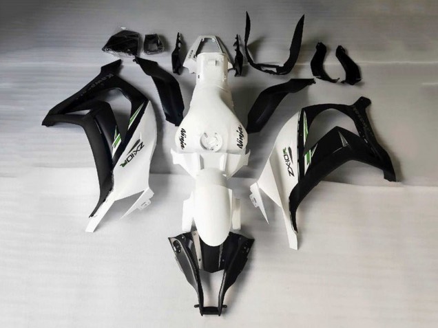 Carena Moto Kawasaki ZX10R 2016-2020 - Bianco Nero Verde Banda