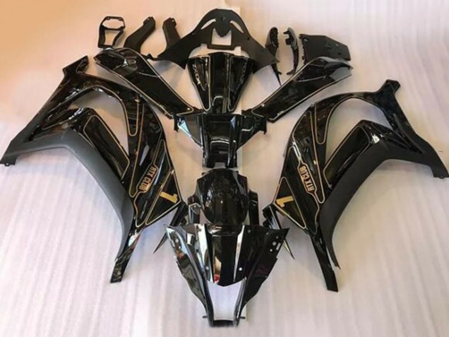 Carena Moto Kawasaki ZX10R 2016-2020 - Nero Lucido Oro