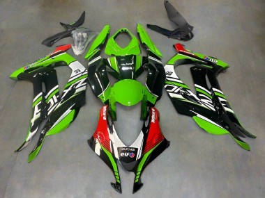 Carena Moto Kawasaki ZX10R 2016-2020 - Verde Nero Rosso Bianco Elf Fabbrica