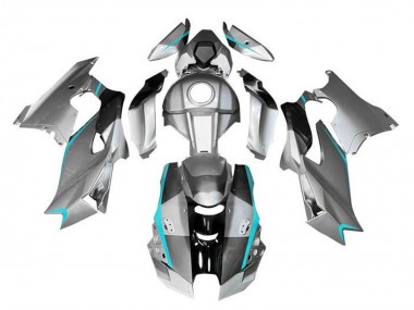 Carena Moto Kawasaki ZX10R 2021-2025 - Argento Grigio Nero Blu Fabbrica