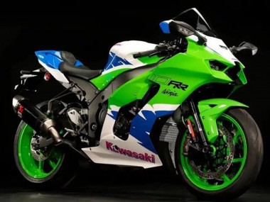 Carena Moto Kawasaki ZX10R 2021-2025 - Verde Bianco Blu Rosso Fabbrica