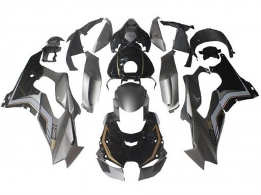 Carena Moto Kawasaki ZX10R 2021-2025 - Grigio Nero Lucido Oro Fabbrica