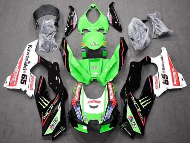 Carena Moto Kawasaki ZX10R 2021-2025 - Verde Nero Rosso Bianco Blu Showr Elf Mostro 65
