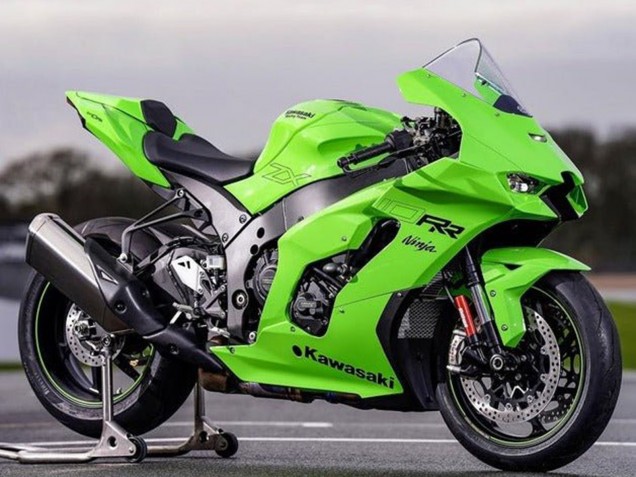 Carena Moto Kawasaki ZX10R 2021-2025 - Verde Nero