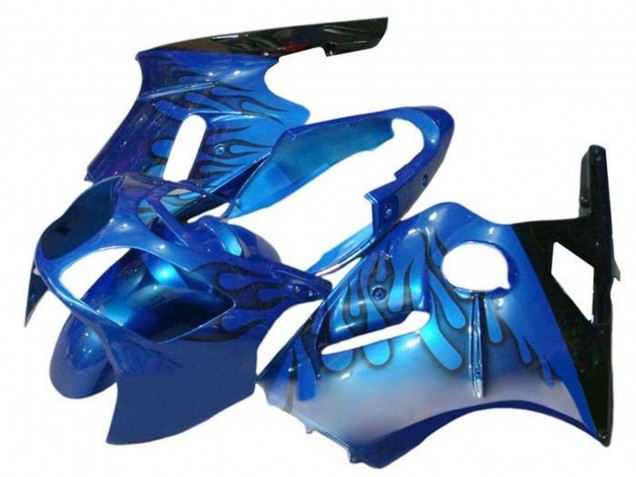 Carena Moto Kawasaki ZX12R 2000-2001 - Blu Nero Fiamma