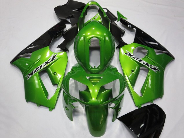 Carena Moto Kawasaki ZX12R 2002-2006 - Verde Nero Lucido