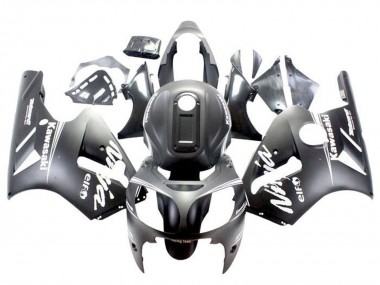 Carena Moto Kawasaki ZX12R 2002-2006 - Nero Opaco Bianco Fabbrica