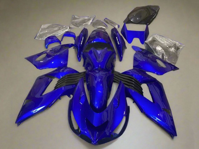 Kit Carena Moto Kawasaki ZX14R ZZR1400 2006-2011 - Blu