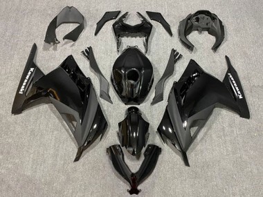 Carena Moto Kawasaki EX300 2013-2024 - Nero Lucido Nero Opaco Fabbrica
